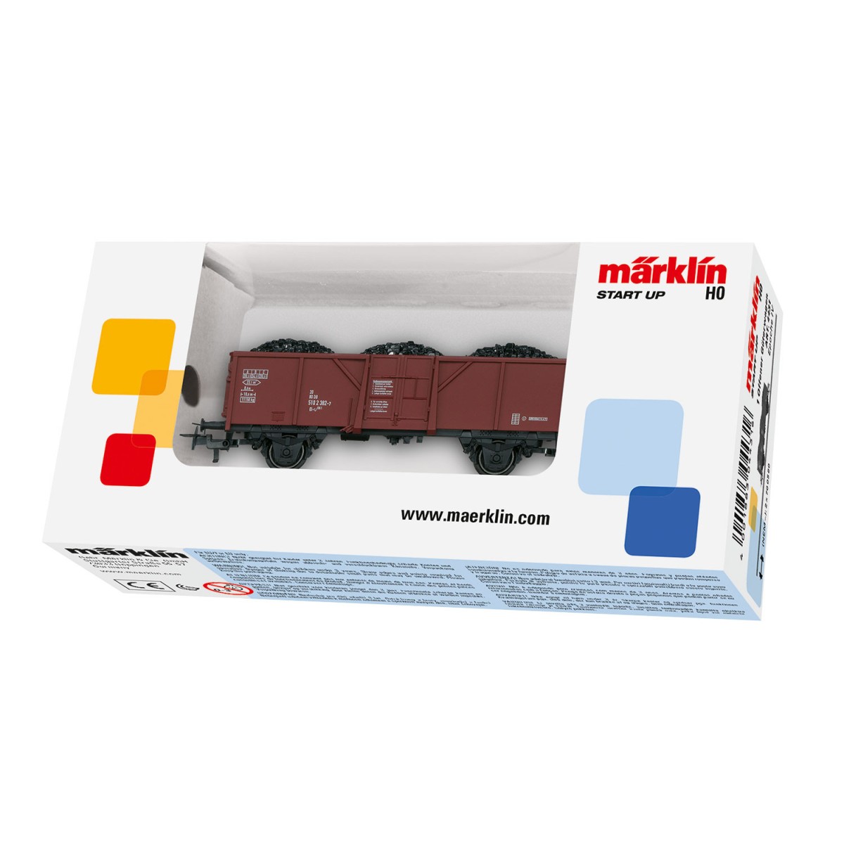 Marklin 4431 Dump wagon, DB, loaded with coal - Marklin_4431