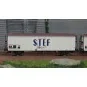 LS Models 30235 Set of 2 short HI refrigerated wagons, blue STEF li... Lsm_30235-LS Models 30235 Set of 2 short HI refrigerated wagons, blue STEF livery, grey roof, pre-UIC SNCF markings