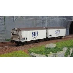 LS Models 30236 Set of 2 short, narrow-body refrigerated wagons, ST...