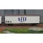 LS Models 30236 Set of 2 short, narrow-body refrigerated wagons, ST... Lsm_30236-LS Models 30236 Set of 2 short, narrow-body refrigerated wagons, STEF blue livery, grey roof, UIC markings
