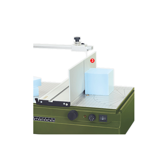 PRX-27078-Butée TA 300 pour coupeur à fil chaud THERMOCUT 230/E Proxxon