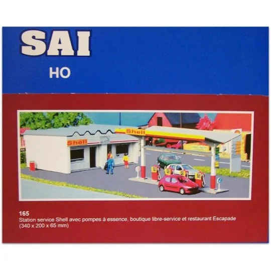 Sai_165-Sai 165 Schell self-service gas station, the Escapade