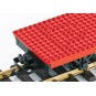 LGB_94063-LGB 94063 Flat wagon for building bricks (Lego type), G scale