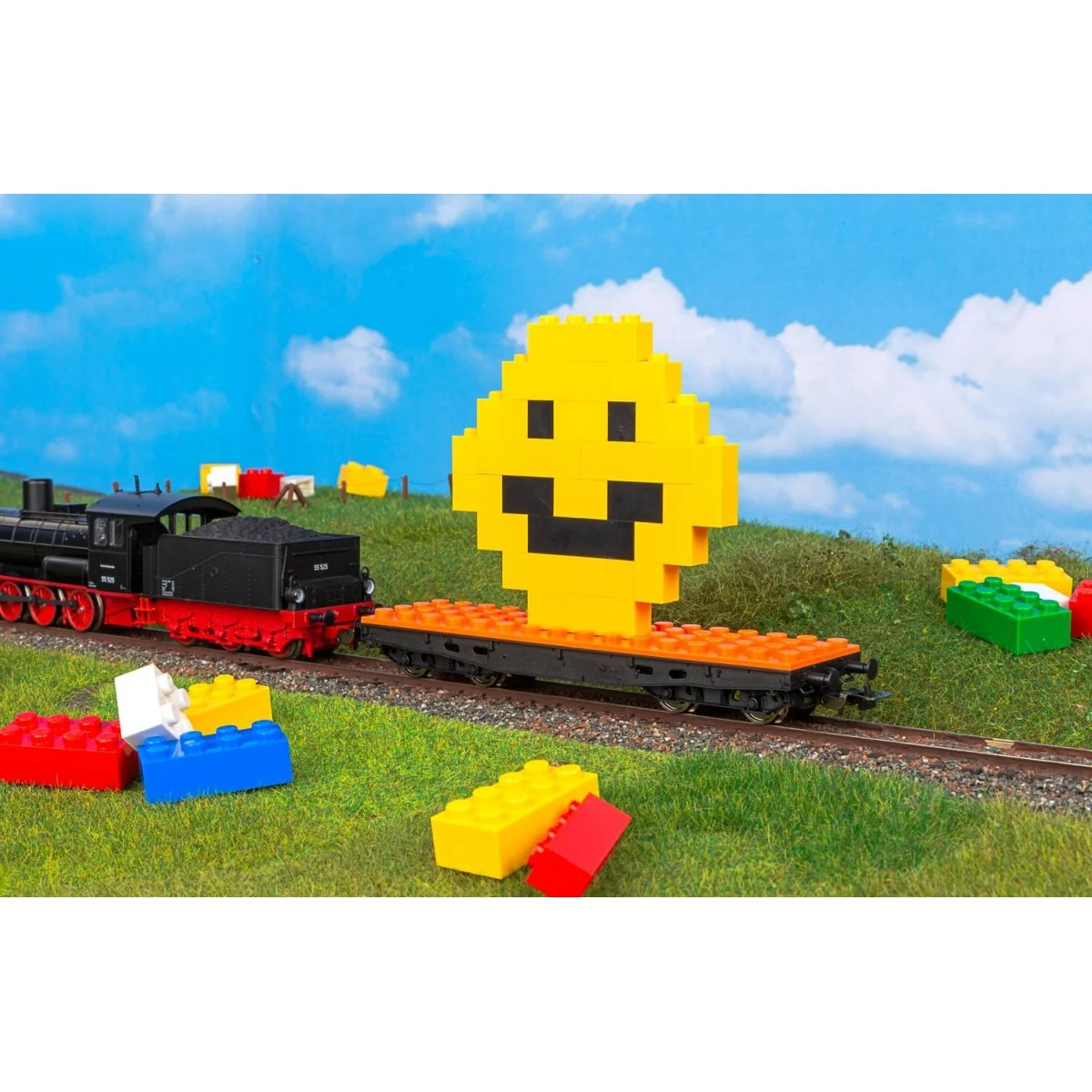 Piko 58405 Construction Wagon for Lego Bricks - PIKO_58405