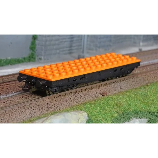 PIKO_58405-Piko 58405 Wagon de construction pour briques Lego