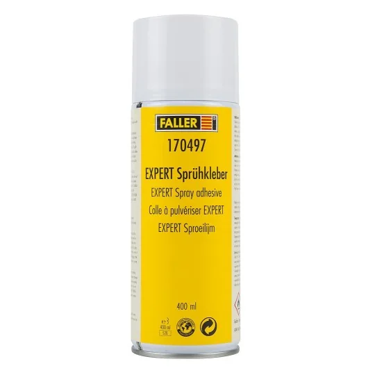 Faller_170497-Faller 170497 Colle spray en aérosol, contenance 400ml
