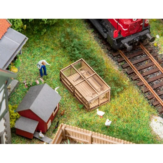 Faller_180312-Faller 180312 Model Kit, Wooden Enclosure for Small Animals