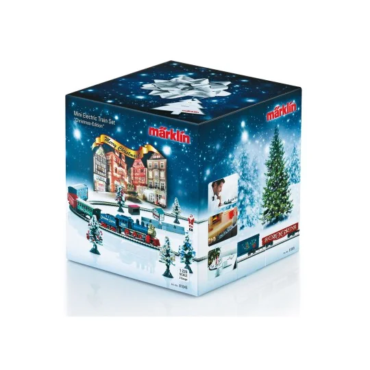 Marklin_81845-Marklin 81845 Coffret de départ Train marchandises à vapeur, "Noël", échelle Z