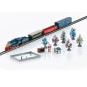 Marklin_81845-Marklin 81845 Starter Set Steam Freight Train, "Christmas", Z scale