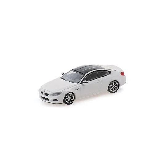 Busch_870027300-Minichamps 870027300 BMW M6 coupé, blanc
