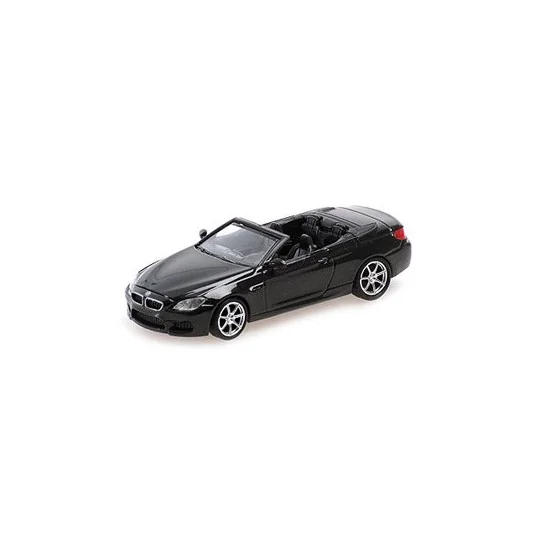 Busch_870027334-Minichamps 870027334 BMW M6 convertible 2015, metallic black