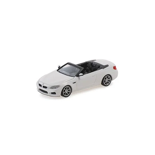 Minichamps 870027332 BMW M6 convertible 2015, white Busch_870027332-Minichamps 870027332 BMW M6 convertible 2015, white