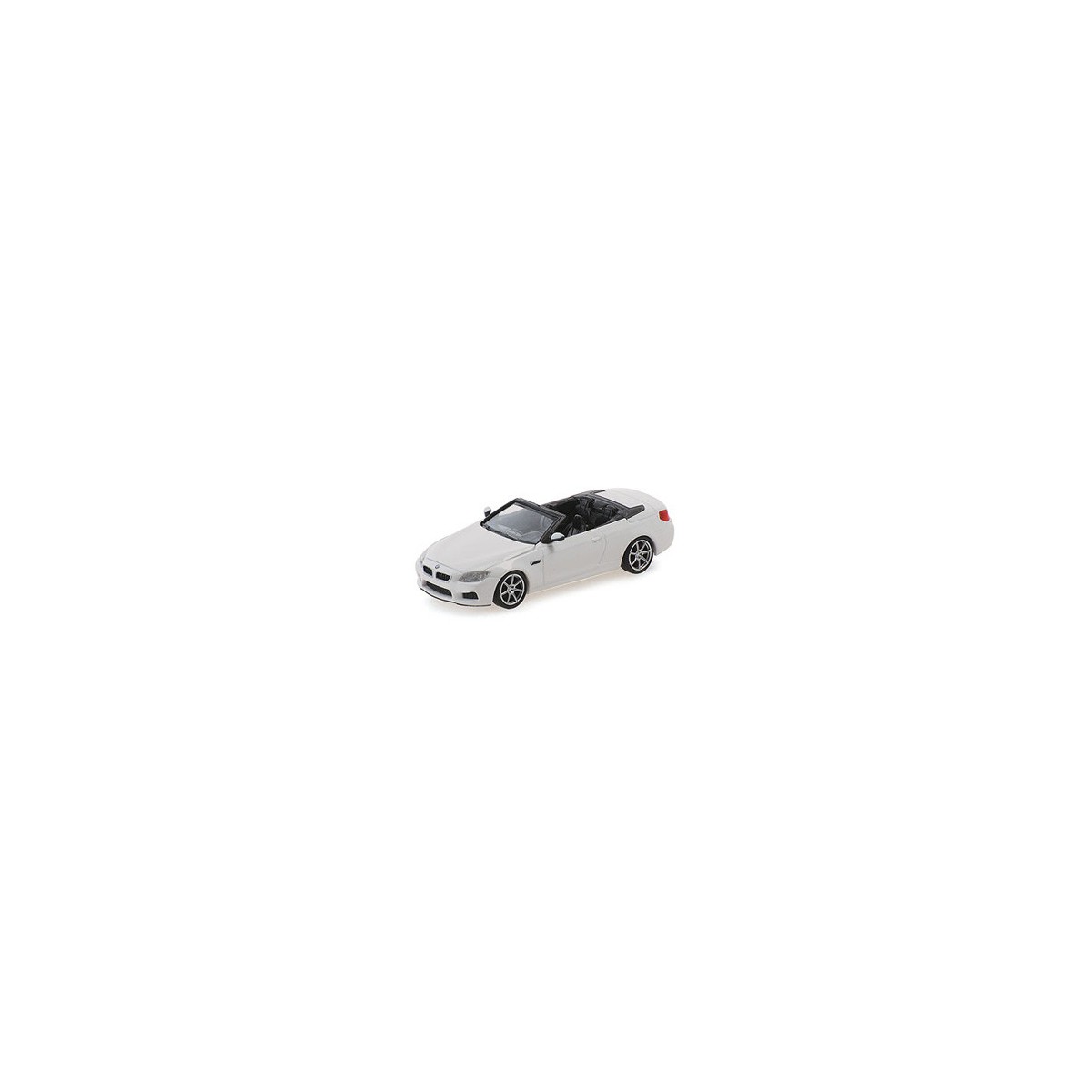 Minichamps 870027332 BMW M6 cabriolet 2015, blanc Busch véhicule Busch_870027332 - 1