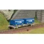 HN6582-Arnold HN6582 Bogie container wagon, type Sgnss, Novatrans, SNCF, loaded with 2 TTS 22' containers, N scale