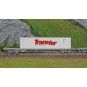 HN6584-Arnold HN6584 Set of 2 Sgss type bogie container wagons, Novatrans, SNCF, loaded with Trans-Fer 45' containers, N scale