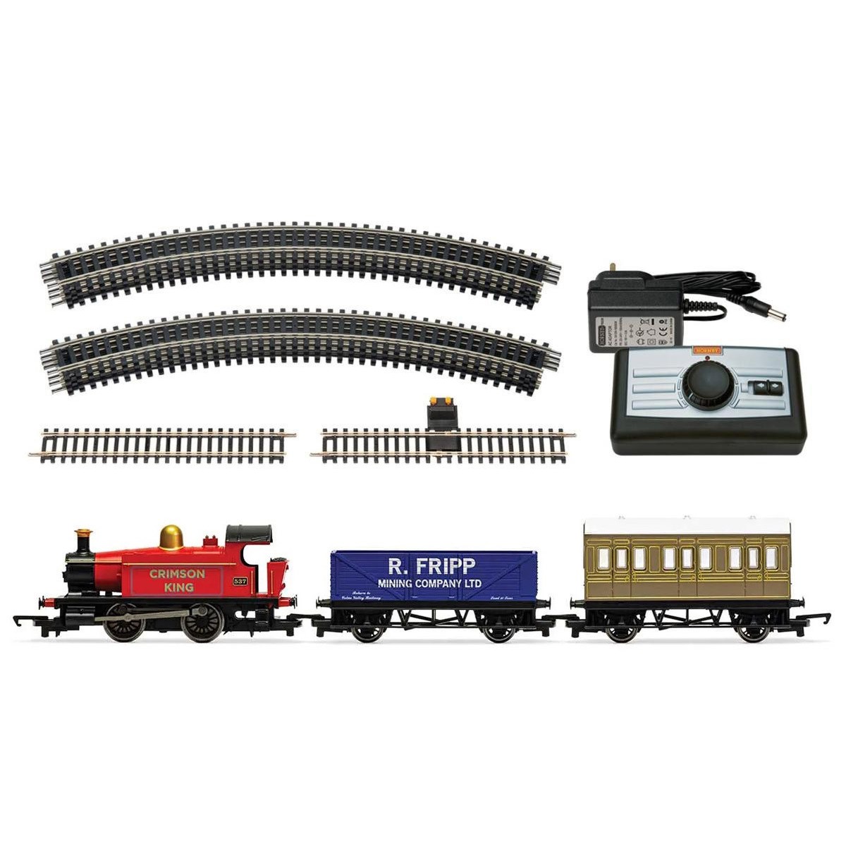 Hornby R1270P Valley Drifter Starter Set, Steam Locomotive + Wagons...
