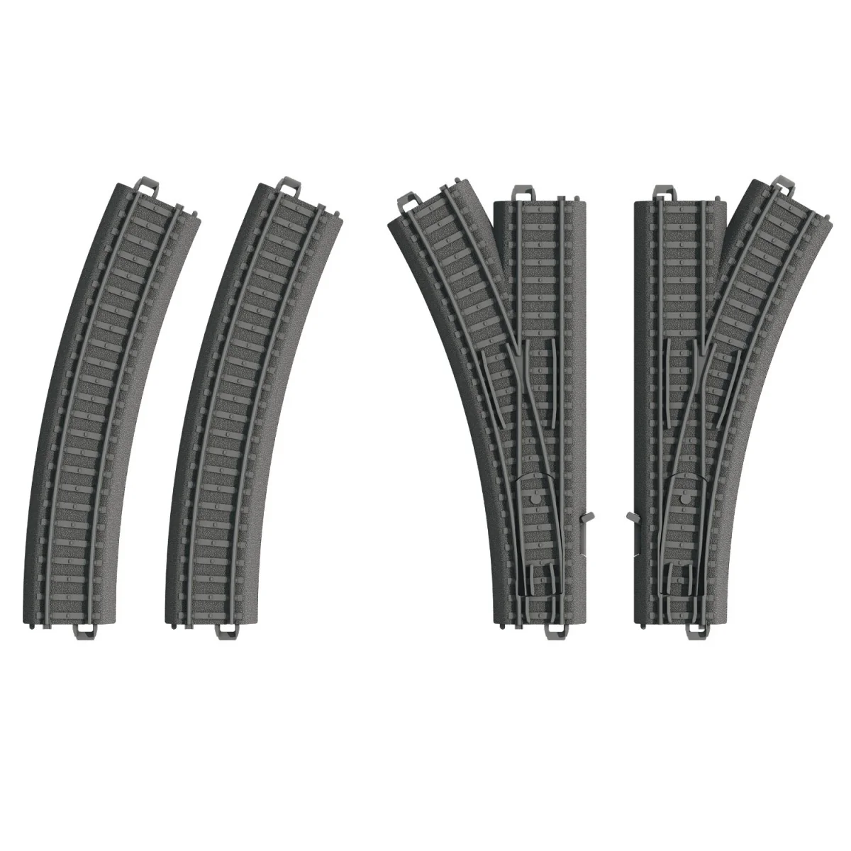 Marklin 23401 Additional Track Set for Plastic Track, Turnout Set -... Marklin 23401 Additional Track Set for Plastic Track, Turnout Set -...