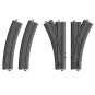 Marklin_23401-Marklin 23401 Additional Track Set for Plastic Track, Turnout Set - My World