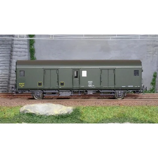 Models World 30314 Luggage van, SNCF, Dd2ai, Green 301, 1964 markin... MW_30314-Models World 30314 Luggage van, SNCF, Dd2ai, Green 301, 1964 markings, end-of-train lights