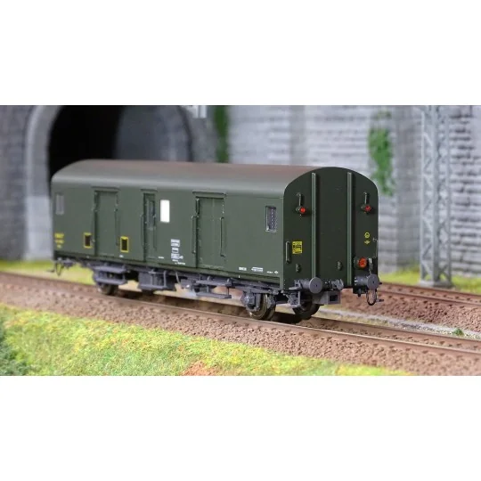 Models World 30314 Luggage van, SNCF, Dd2ai, Green 301, 1964 markin... MW_30314-Models World 30314 Luggage van, SNCF, Dd2ai, Green 301, 1964 markings, end-of-train lights