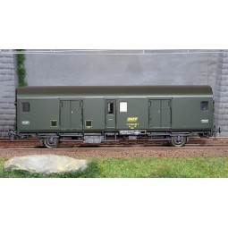 Models World 30317 Fourgon à bagages, SNCF, Dd2ai, Vert 301, marquage UIC, feux fin de convoi Models World MW_30317 - 1