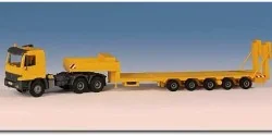 Kibri 14654 Lowboy trailer with Mercedes Actros tractor - Kibri - K...