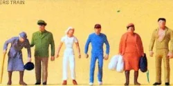 Preiser 14023 figures, passers-by and police officer - Preiser - Pr...