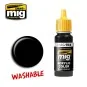 Washable black acrylic paint 17ml Mig A.MIG-0104-Washable black acrylic paint 17ml Mig - A.MIG-0104