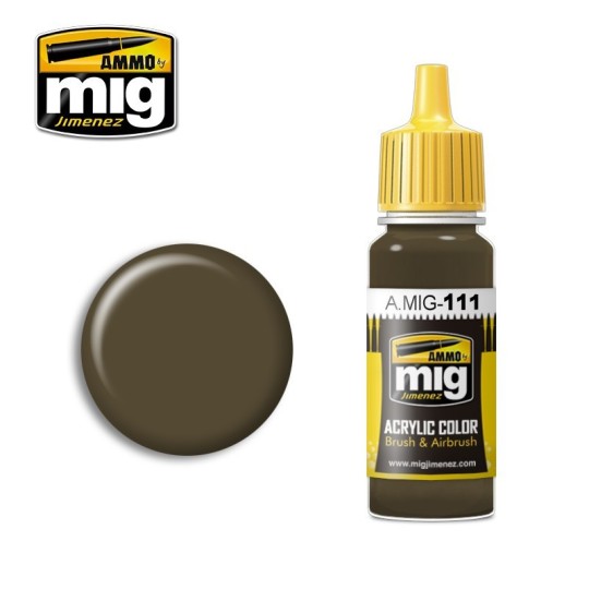 A.MIG-0111-SCC 2 Acrylic Paint (BRITISH DRAB SERVICE 1941-42) 17ml Mig