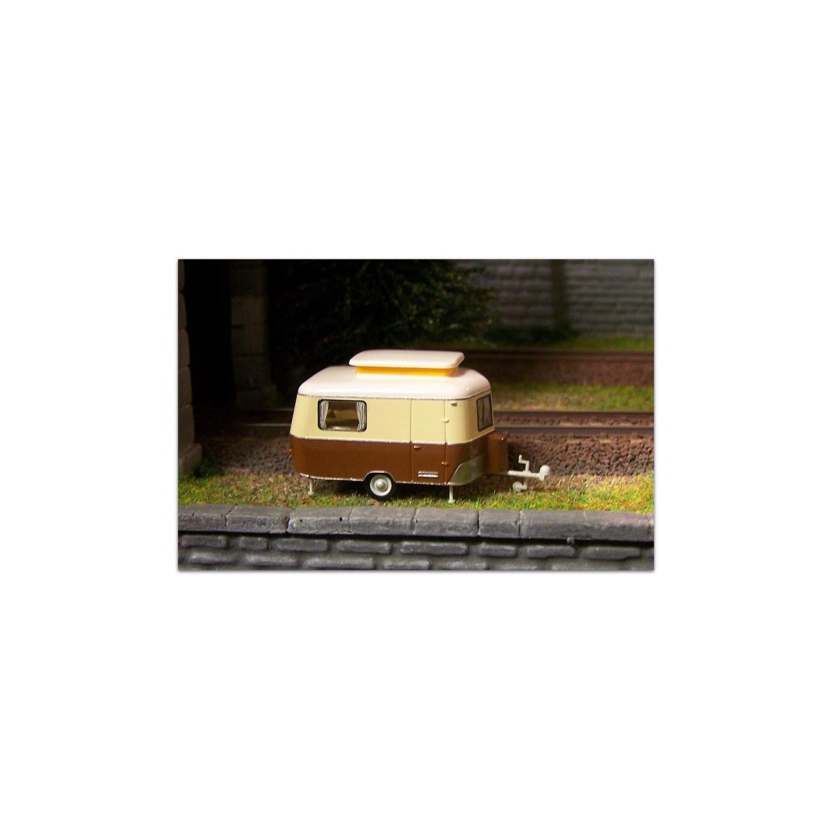 Sai 2694 Eriba family caravan brown / beige, stationary - Sai_2694F