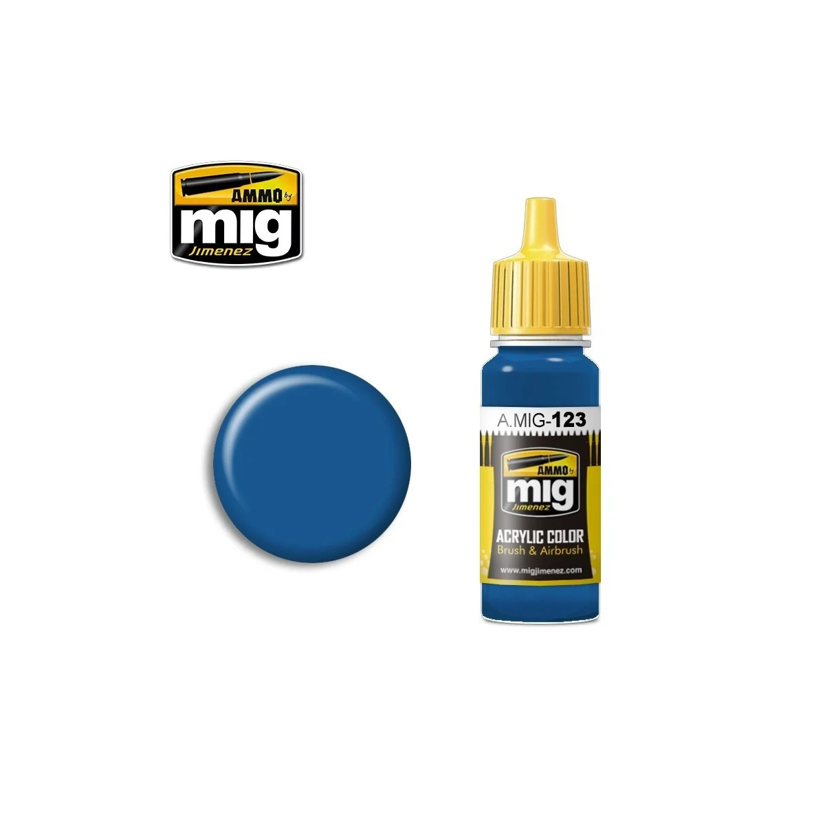 Peinture acrylique BLEU MARINE 17ml Mig AMMO - MIG Jimenez A.MIG-0123 - 1 Peinture acrylique BLEU MARINE 17ml Mig AMMO - MIG Jimenez A.MIG-0123 - 1