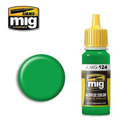 A.MIG-0124-Peinture acrylique VERT CITRON 17ml Mig - A.MIG-0124