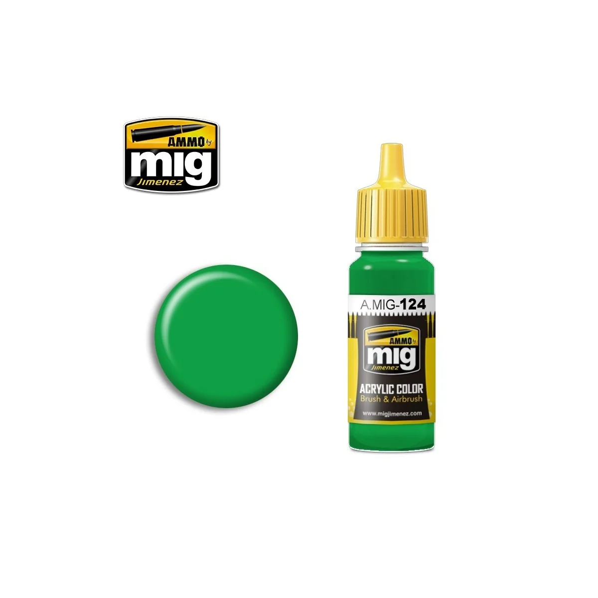 Mig Lemon Green Acrylic Paint 17ml Mig Lemon Green Acrylic Paint 17ml