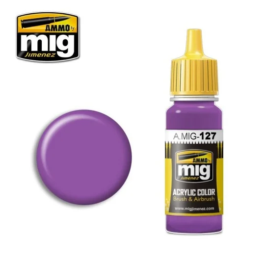 A.MIG-0127-Peinture acrylique VIOLET 17ml Mig - A.MIG-0127