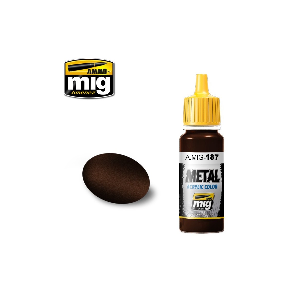 Acrylic paint EXHAUST JET BURNING IRON 17ml Mig