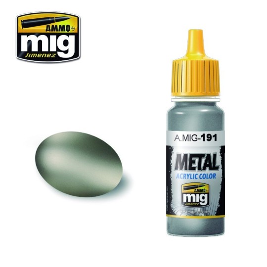 A.MIG-0191-Acrylic paint STEEL 17ml Mig