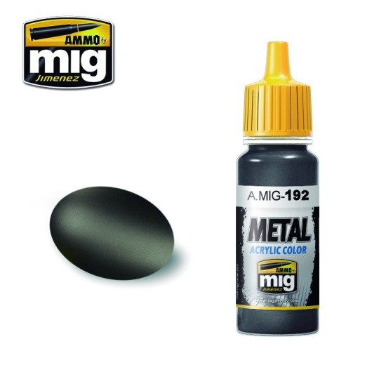 A.MIG-0192-Peinture acrylique Métal Poli 17ml Mig