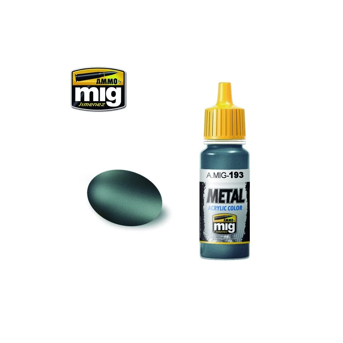 Titanium Blue Acrylic Paint 17ml Mig
