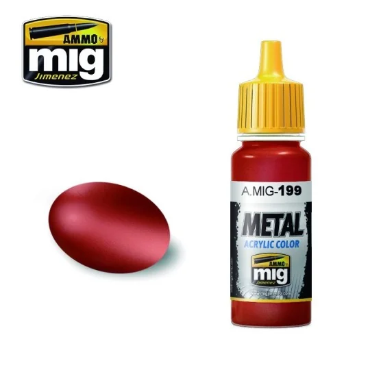 Peinture acrylique CUIVRE 17ml Mig AMMO - MIG Jimenez A.MIG-0199 - 1 A.MIG-0199-Peinture acrylique CUIVRE 17ml Mig - A.MIG-0199