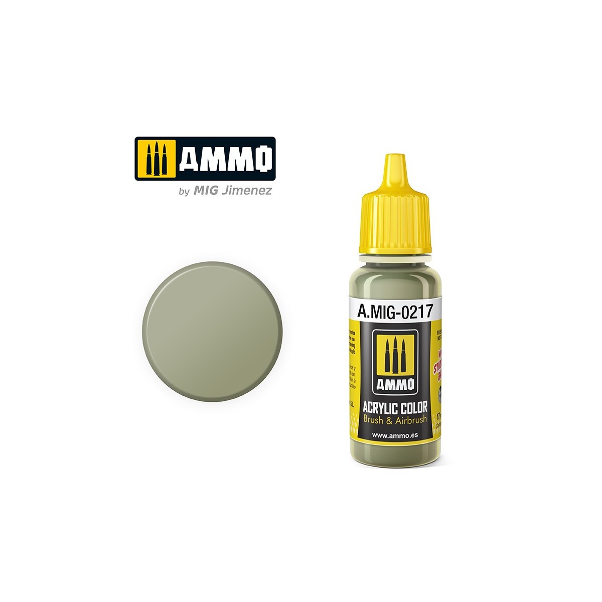 GREEN SLATE acrylic paint (RLM 02) 17ml Mig