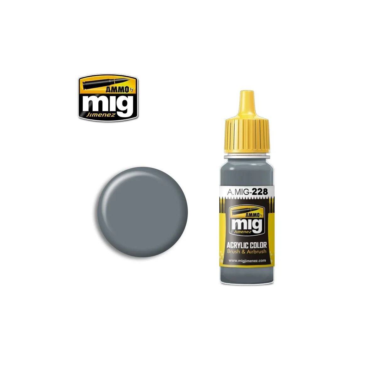 FS 35164 Intermediate Blue Acrylic Paint (ANA 608) 17ml Mig