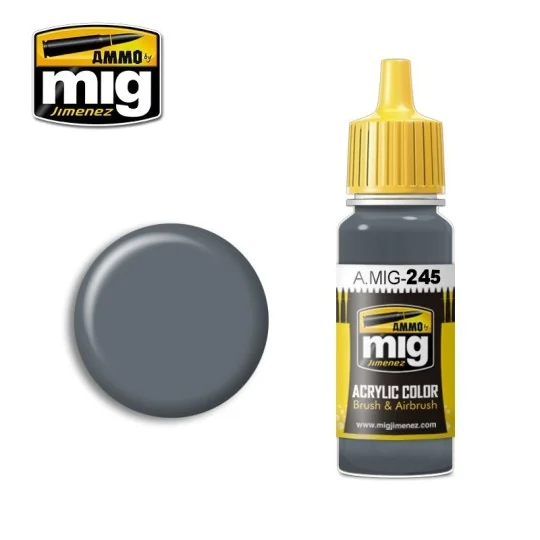 Mig Ocean Grey Acrylic Paint (BS 629) 17ml A.MIG-0245-Mig Ocean Grey Acrylic Paint (BS 629) 17ml - A.MIG-0245
