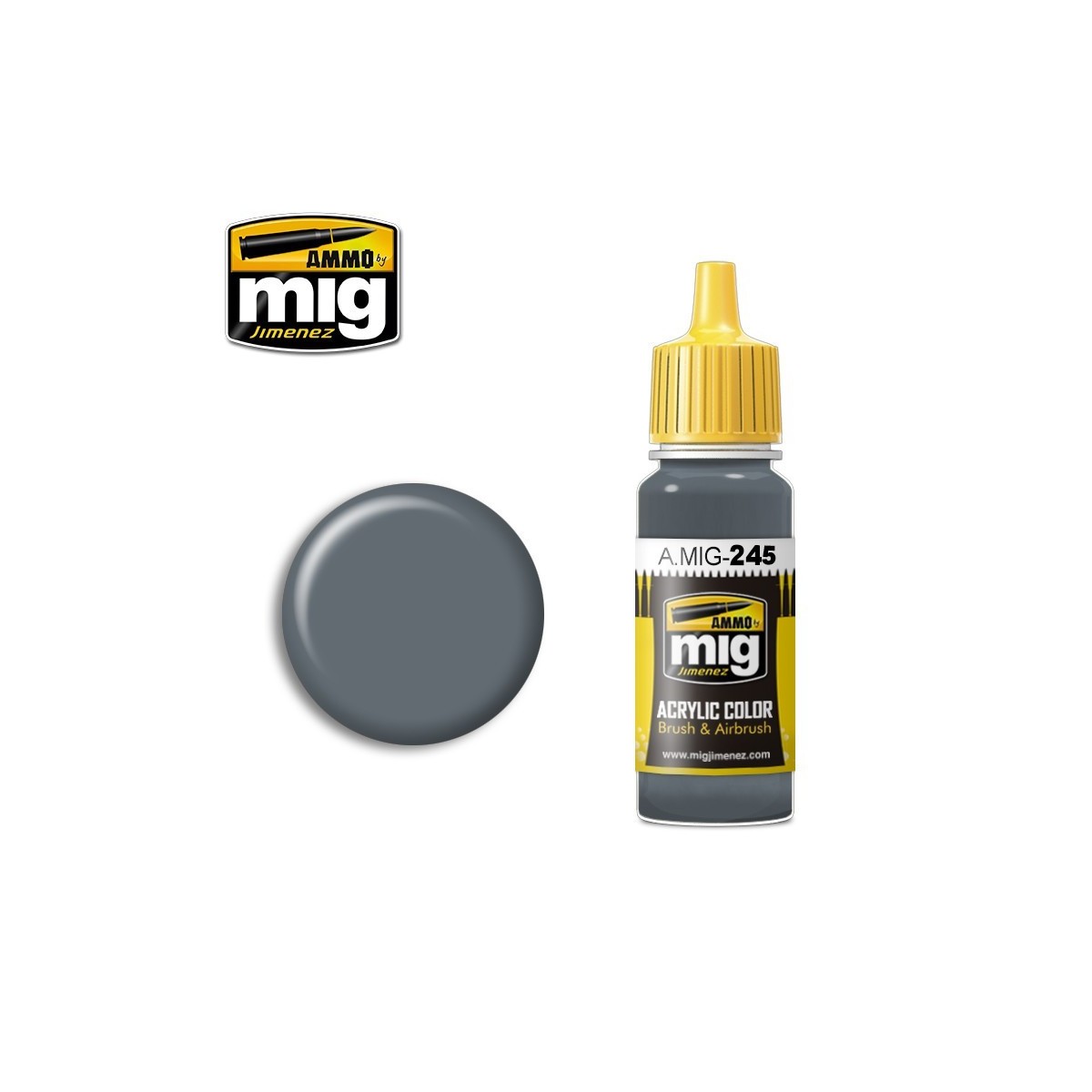 Mig Ocean Grey Acrylic Paint (BS 629) 17ml