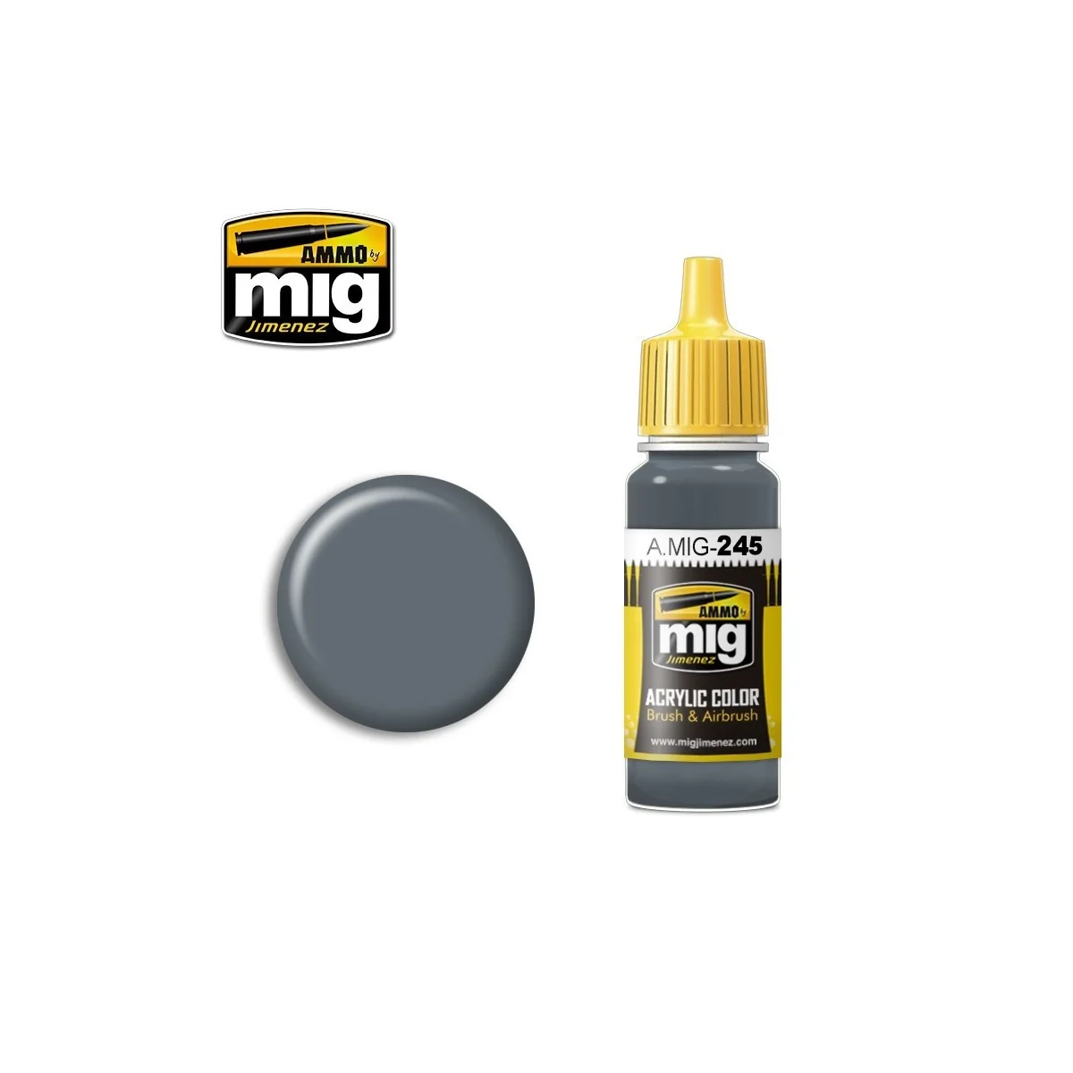 Mig Ocean Grey Acrylic Paint (BS 629) 17ml Mig Ocean Grey Acrylic Paint (BS 629) 17ml