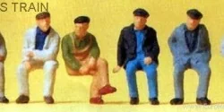 Preiser 14084 figures, seated workers - Preiser - Preiser_14084