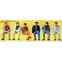 Preiser 14084 figures, seated workers - Preiser - Preiser_14084