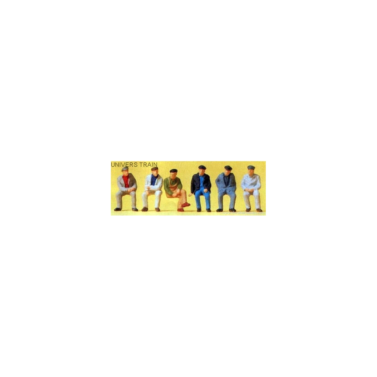 Preiser 14084 figures, seated workers - Preiser - Preiser_14084 Preiser 14084 figures, seated workers - Preiser - Preiser_14084