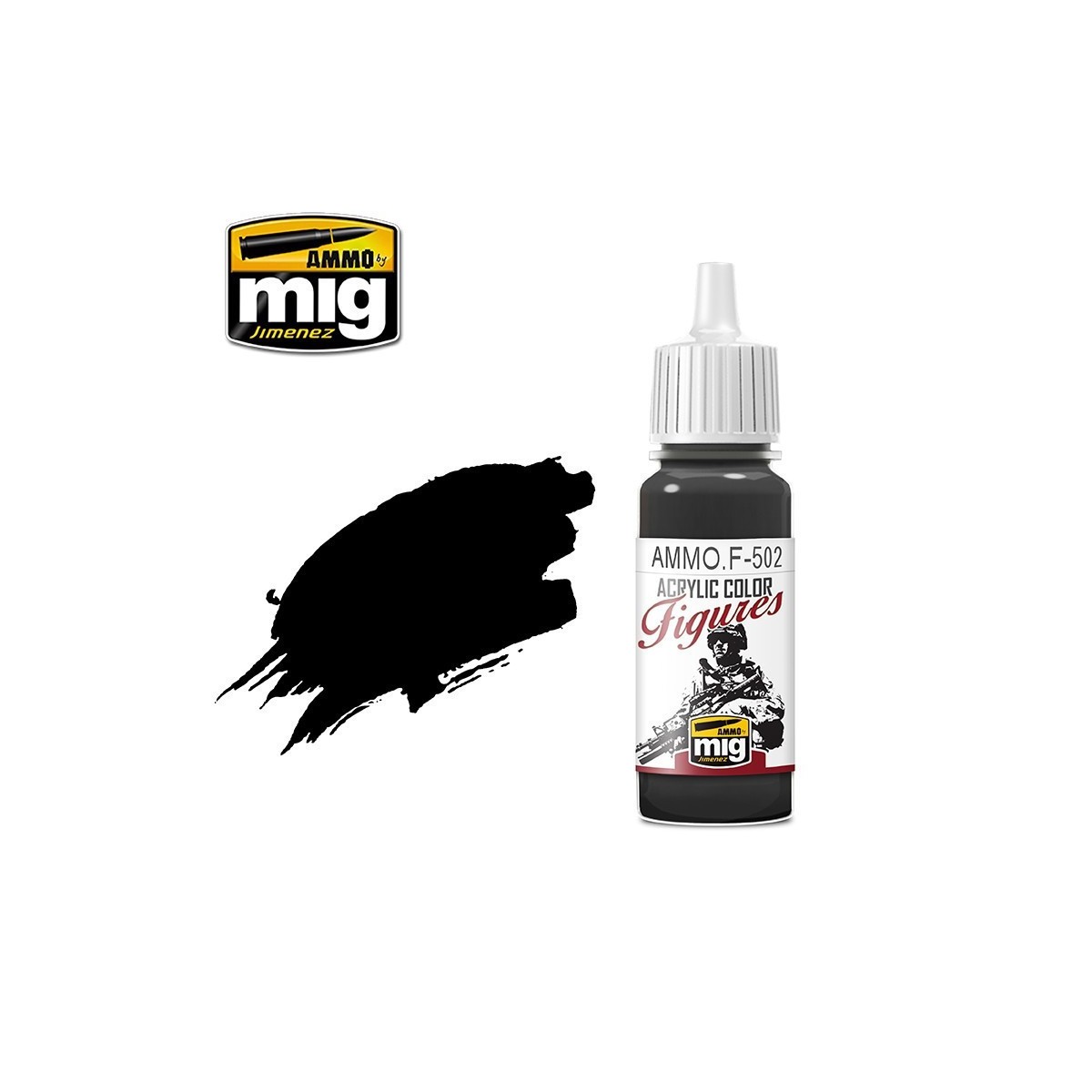 CONTOUR NOIR Acrylic Paint 17ml Mig - A.MIG-F502