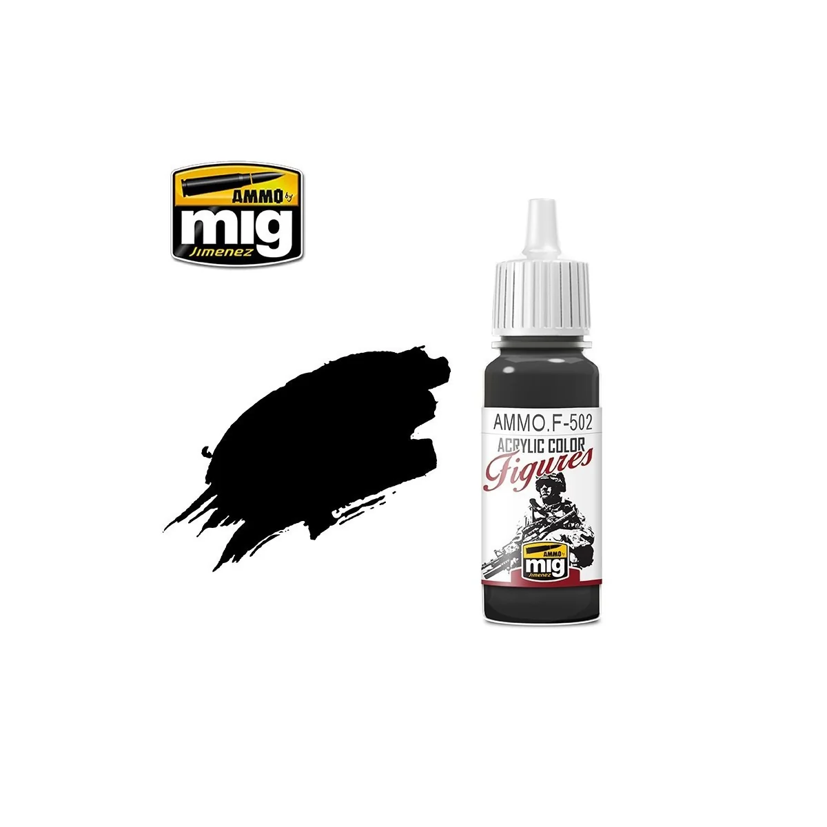 Peinture acrylique CONTOUR NOIR 17ml Mig AMMO - MIG Jimenez A.MIG-F502 - 1 Peinture acrylique CONTOUR NOIR 17ml Mig AMMO - MIG Jimenez A.MIG-F502 - 1