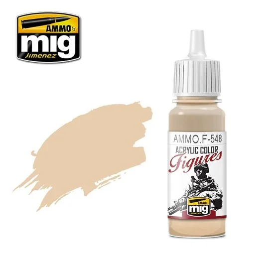 A.MIG-F548-Acrylic paint SKIN TONE LIGHT COMPLEXION 17ml Mig - A.MIG-F548